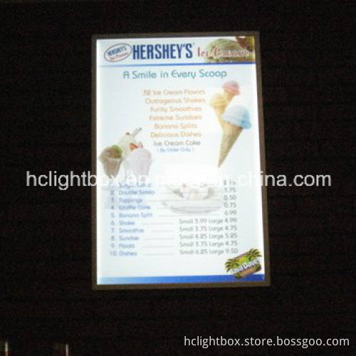 Menu Board Slim Light Box